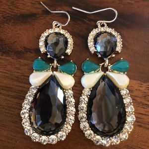 Brown Gem Earrings